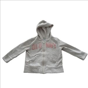 🛍 Old Navy Girls Gray Hoodie 2T Comfy